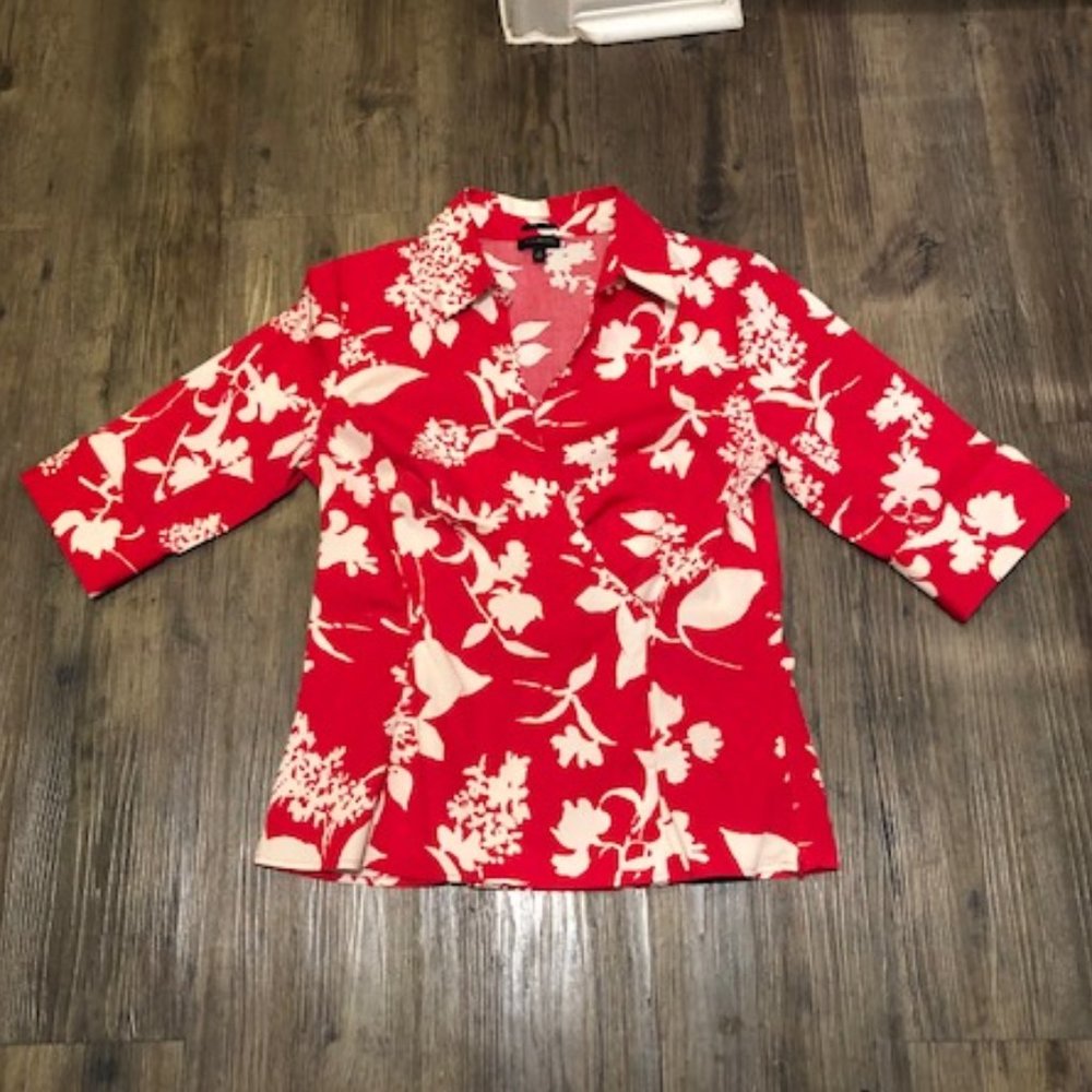 Talbot's Faux Wrap Top